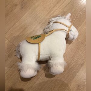 Vintage Coleco Cabbage Patch Kids White ShowPony Plush Horse